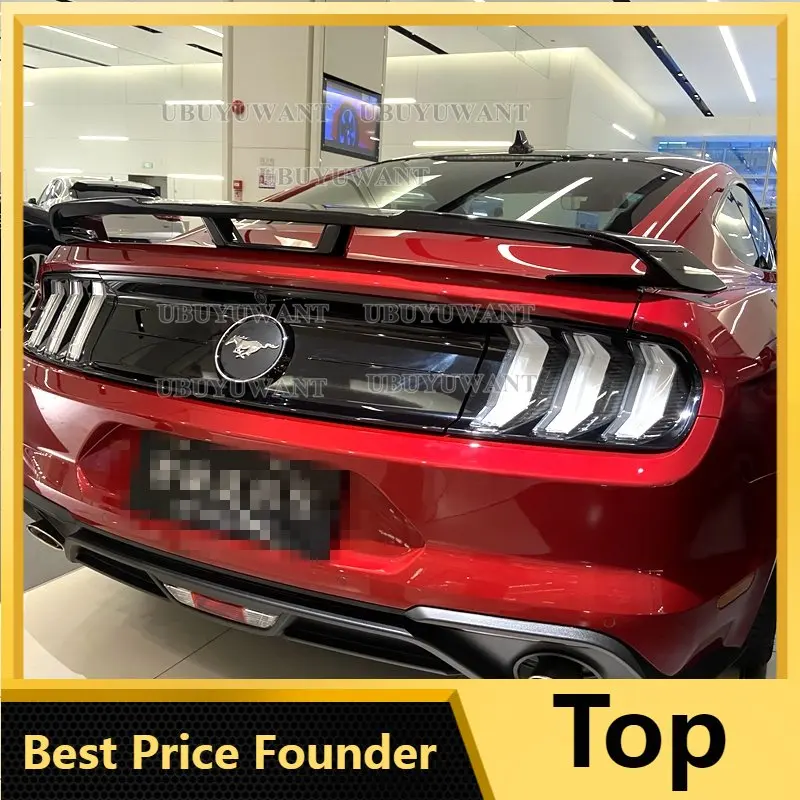 

Задний спойлер из АБС-пластика для багажника, заднее крыло для Ford Mustang S550 2015 2016 2017 2018 2019 2020, автомобильные аксессуары