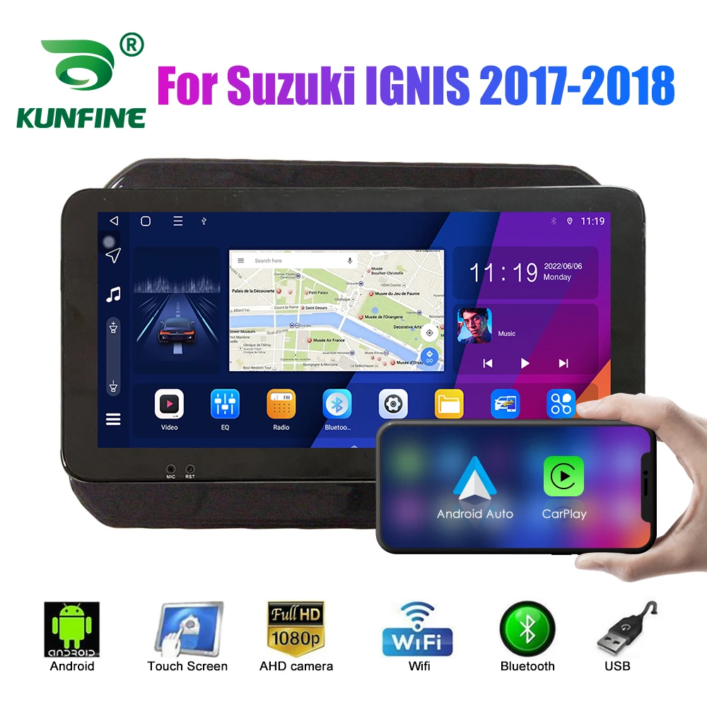 

Автомобильный радиоприемник 10,33 дюйма для Suzuki IGNIS 2017 2018 2Din Android Восьмиядерный автомобильный стерео DVD GPS навигатор плеер QLED экран Carplay