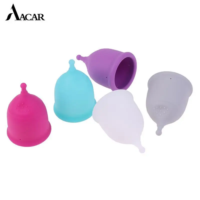 

1PCS Silicone Reusable Cup For Women Feminine Hygiene Menstrual Medical Lady Cup Collector Menstrual Cup