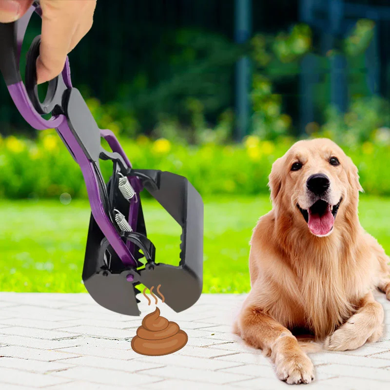 

Pet Pooper Scooper Dogs Shit Clip Long Handle Jaw Poop Scoop Outdoor Animal Feces Cleaner Picker Excrement Collector Clean Tools