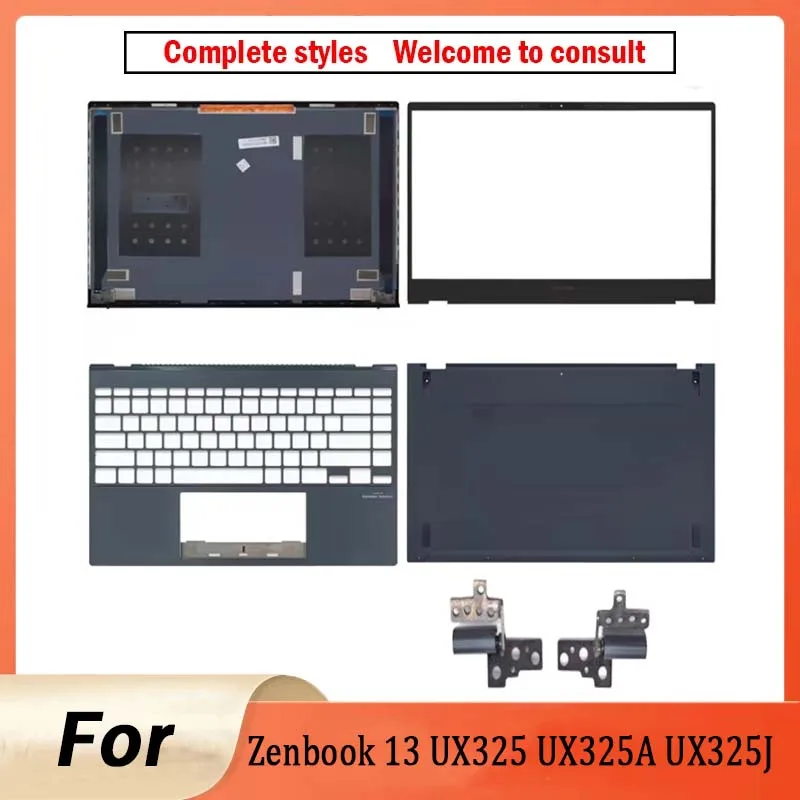 Фото Для ноутбуков Zenbook 13 UX325 UX325A UX325J UX325EA UA U3700: задняя крышка ЖК-дисплея, передняя рамка, петли, подставка для рук, нижняя крышка. №1