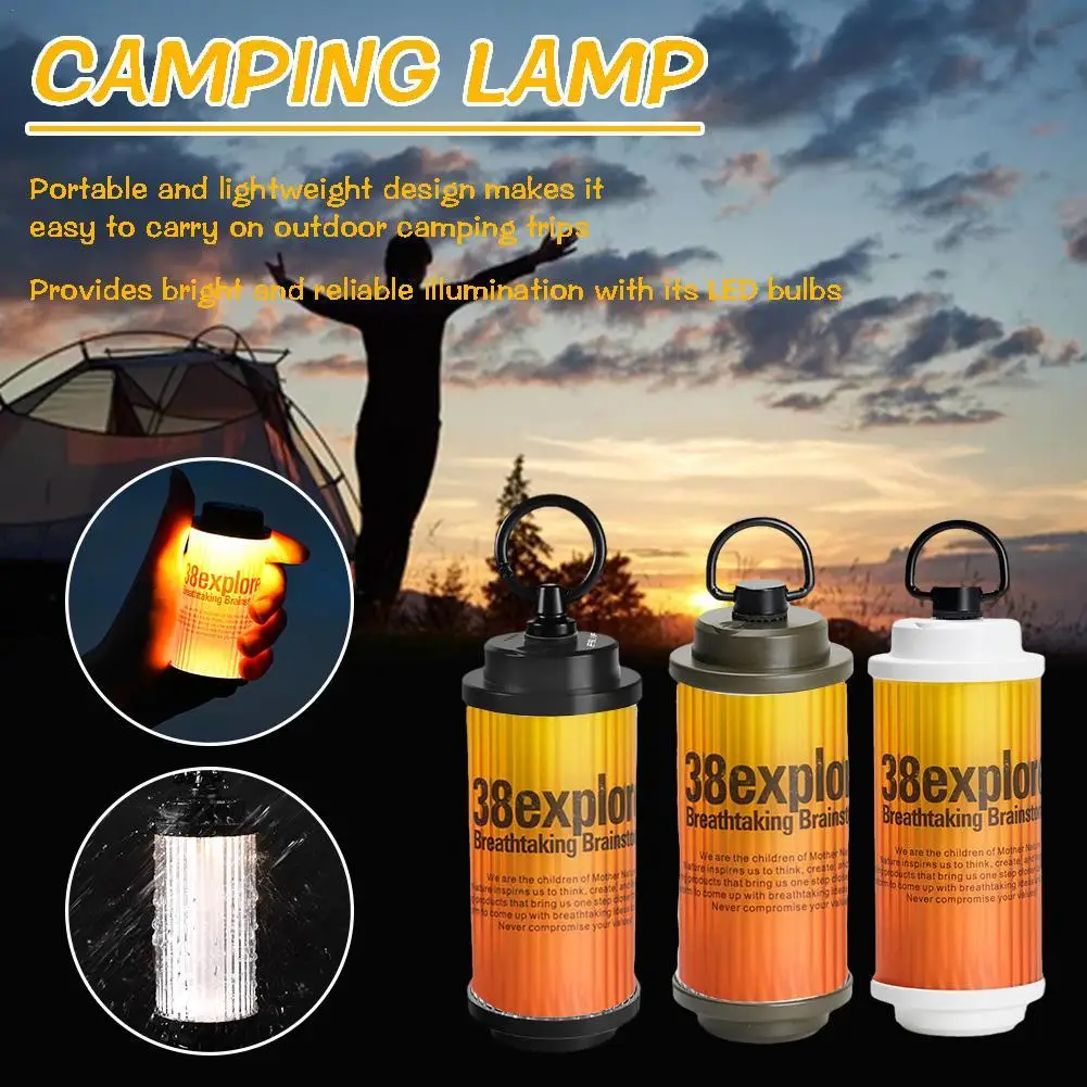 

Новый USB Перезаряжаемый Фонарик, мощный 3000 мАч, мини-фонари для кемпинга, теплый белый, светодиодный Haning 38, исследование лагеря, внешний фонарь