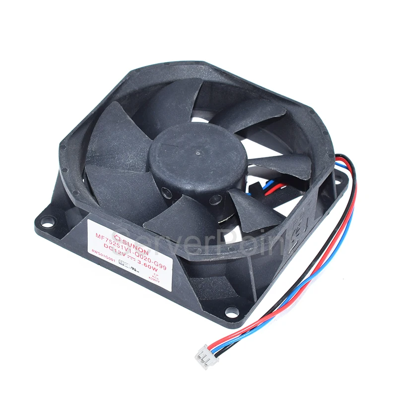 Оригинальный трехлинейный охлаждающий вентилятор проектора SUNON MF75251V1-Q020-G99 7525, 12 В постоянного тока, 3,6 Вт, 75x75x25 мм