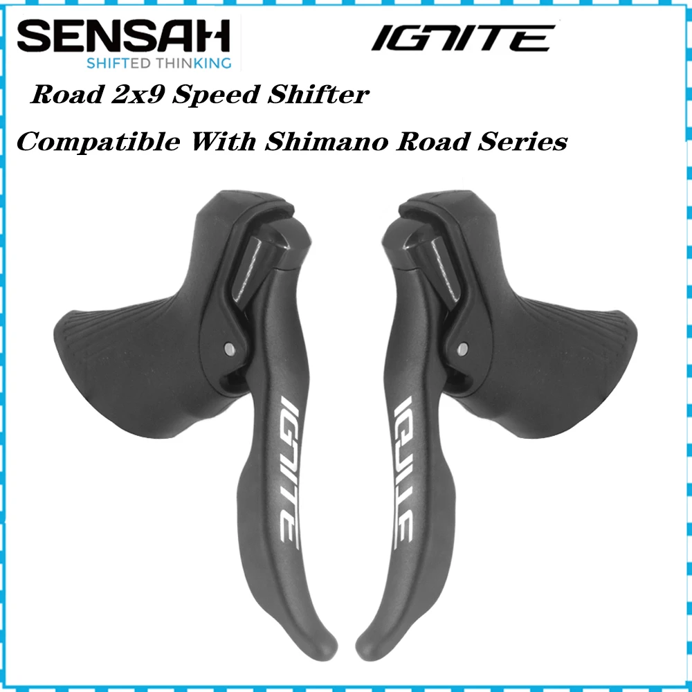 SENSAH IGNITE Road Bike Shifter 2x8 2x9 Speed Brake Lever Bicycle R7000 Tiagra Sora sensah empire pro groupset For Shimano