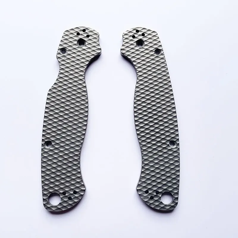 Фото 1 пара весов с ручками ножей из титанового сплава для складных ножей Spyderco C81 Para 2 №2