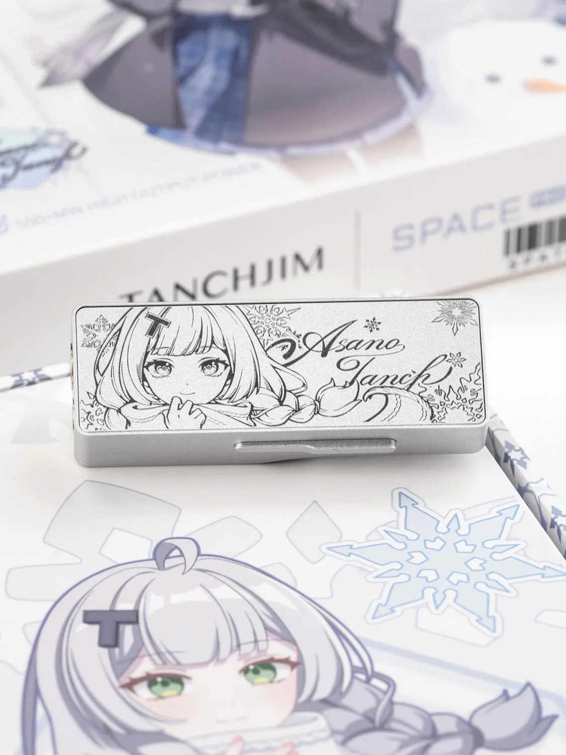 Фото Портативный усилитель для наушников TANCHJIM SPACE PRO Yukino Hana Limited Edition со встроенной игровой звуковой картой и ЦАП №4
