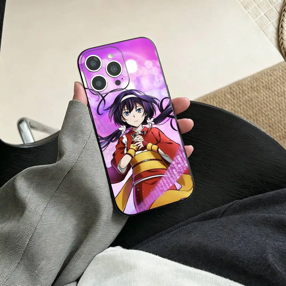 Чехол для телефона Bungo Stray Dogs Kyoka Izumi для iPhone 17, 16, 15, 14, 13, 12, 11 Plus, Pro Max и других моделей, силиконовый, черный. (art.: 3920dcdfcf65d) - 3920dcdfcf65d