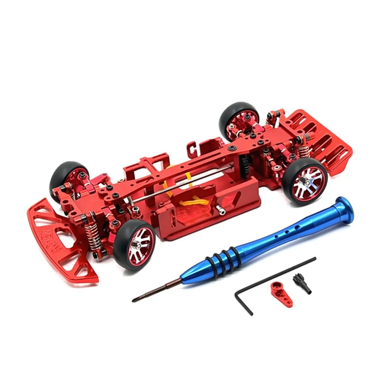 

All Metal Wheelbase Adjustable Chassis Frame KIT For Wltoys 284131 K969 K979 K989 P929 1/28 RC Car Upgrade Parts