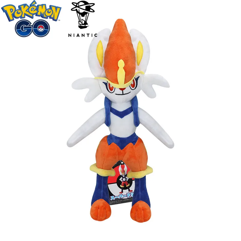 

Pokemon Large 17 Inch Cinderace Plush Toy Doll Home Decor Children's Birthday Gift Anime Peripherals