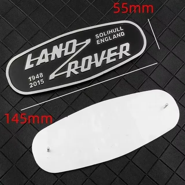 

3D металлическая эмблема на переднюю решетку автомобиля для Land Rover SOLIHULL ENGLAND, наклейка с логотипом Defender 2015, авто значок, декоративные аксессуары