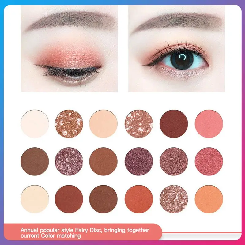 

Eyeshadow Palette 35/18 Colors Matte Eye Shadow Glitter Pearlescent Shimmer Pigmented Eye Shadow Waterproof Maquillage TSLM2
