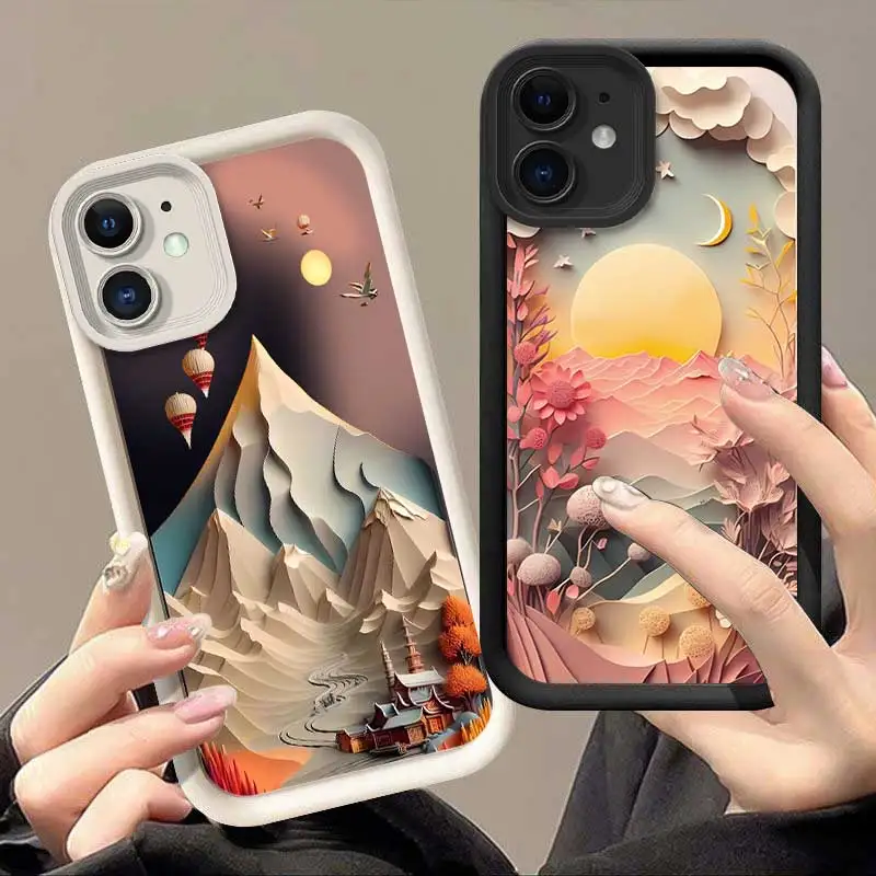 Чехол IP11 для телефона с изображением мечтательных пейзажей неба глаз лестницы
