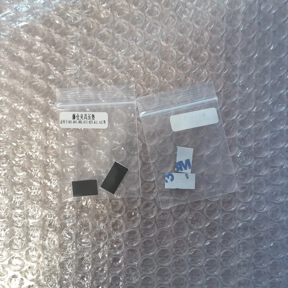 

50S 60S 22S 62S 80S 62C 61S 62C Optical Fiber Fusion Splicer Clamp Pressure Plate Rubber Pad One Up + One Down
