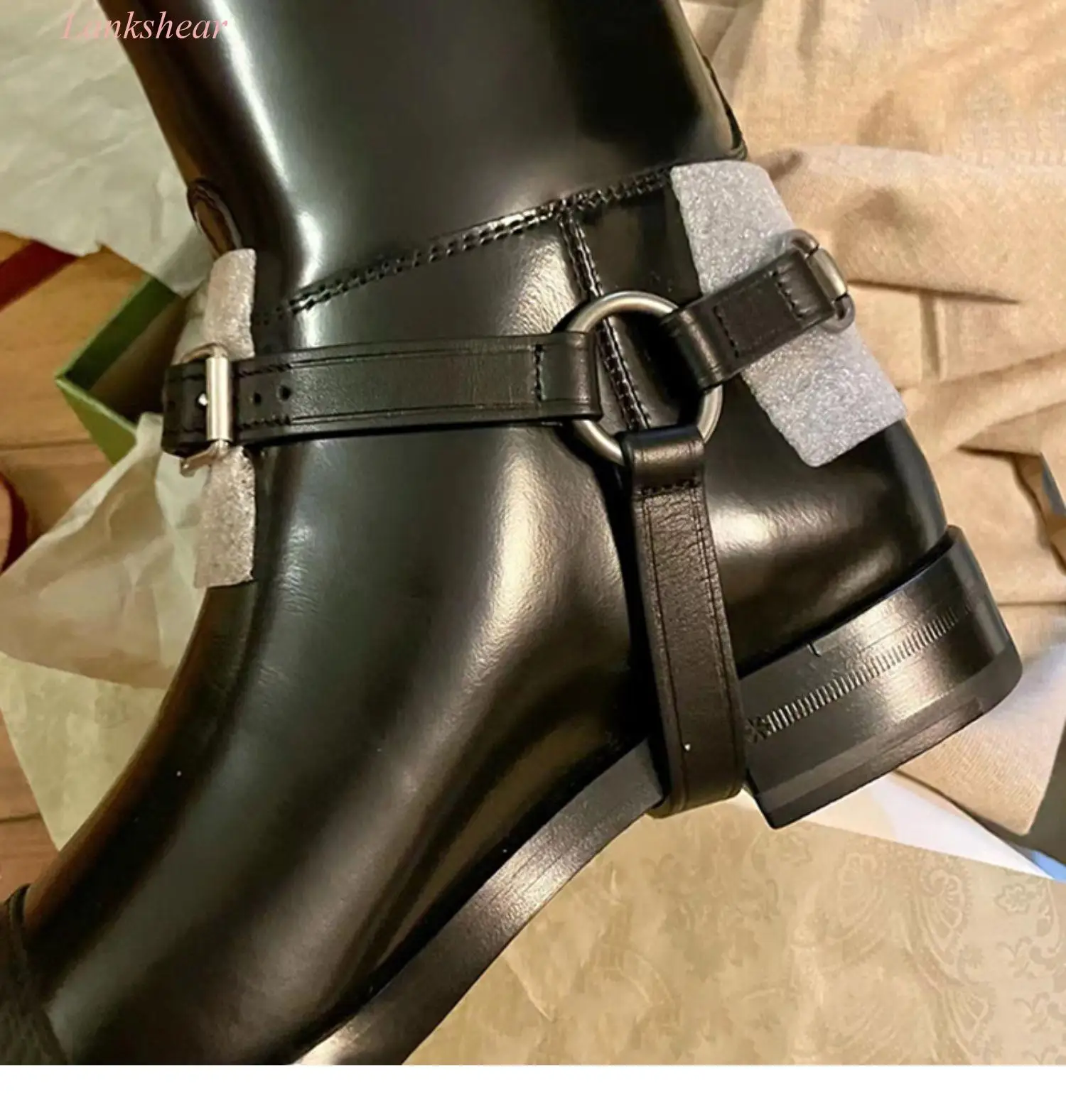 Классические универсальные высокие сапоги женские новые стильные толстые до