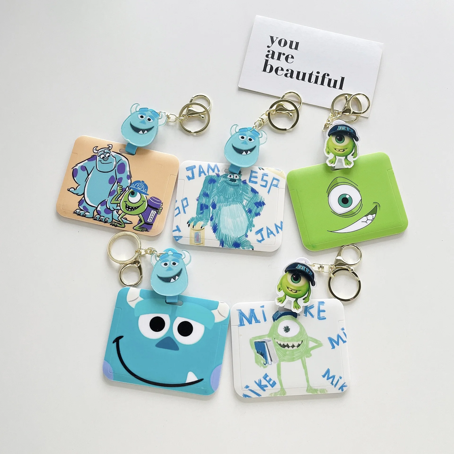 

Disney Monsters University Card Sleeve Cartoon ID Card Washable Card Sleeve