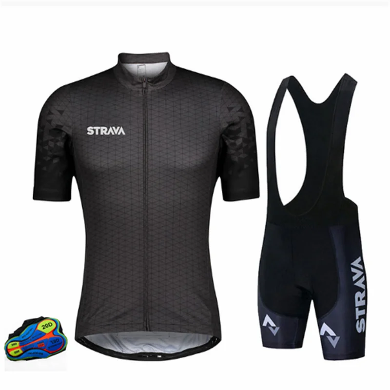 

STRAVA 2022 Custom Cycling Clothing Men MTB Bike Clothing Breathable Bicycle Wear Short Sleeve Cycling Jersey Short Sleeve Sets