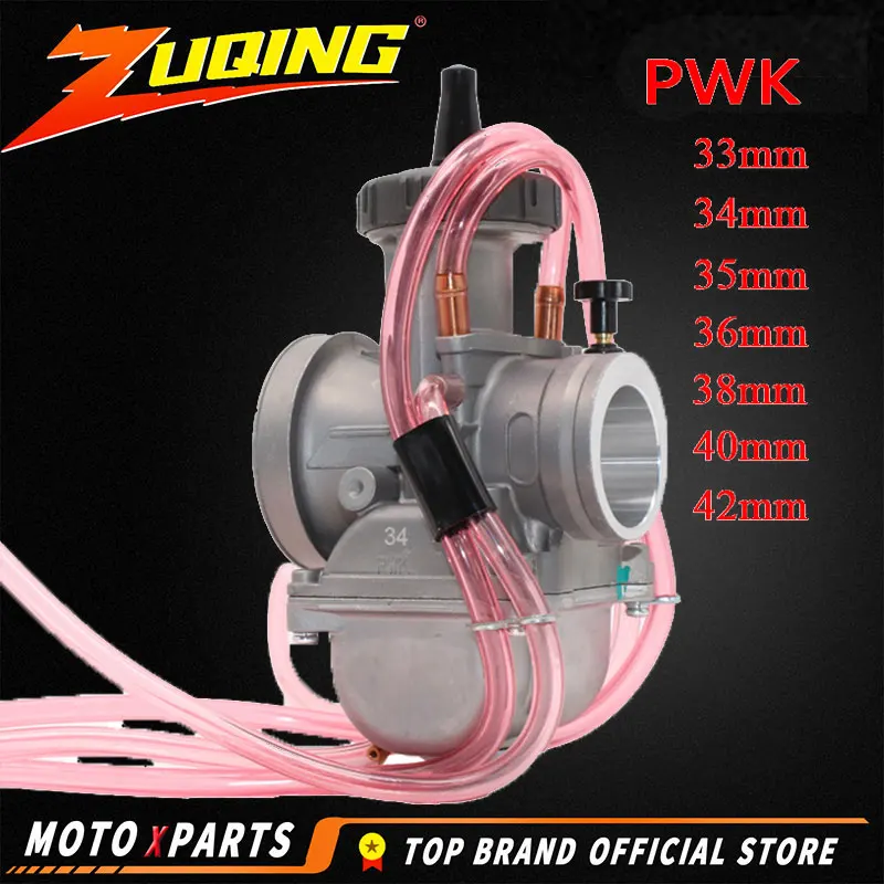 

Motorcycle Carburetor Keihin Pwk 33-36 38 40 42 mm Carburetor For 4 Stroke Engine Racing Parts Scooters Dirt Bike with Power Jet