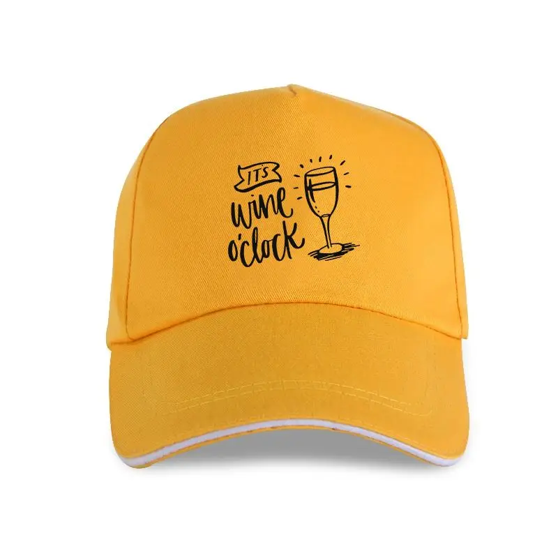 

new cap hat Its Wine Oclock Women Cotton Summer Baseball Cap Femme Casual Women Tops Loose Camiseta Muj
