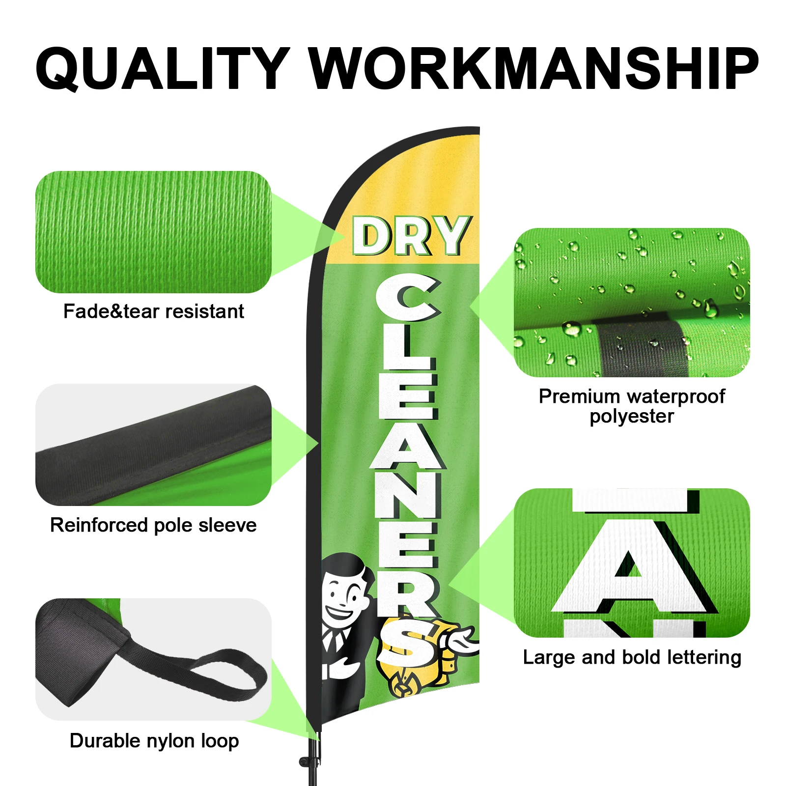 FSFLAG 1 шт. 280 см флаг с перьями для чистки флагштоком рекламный наружный баннер