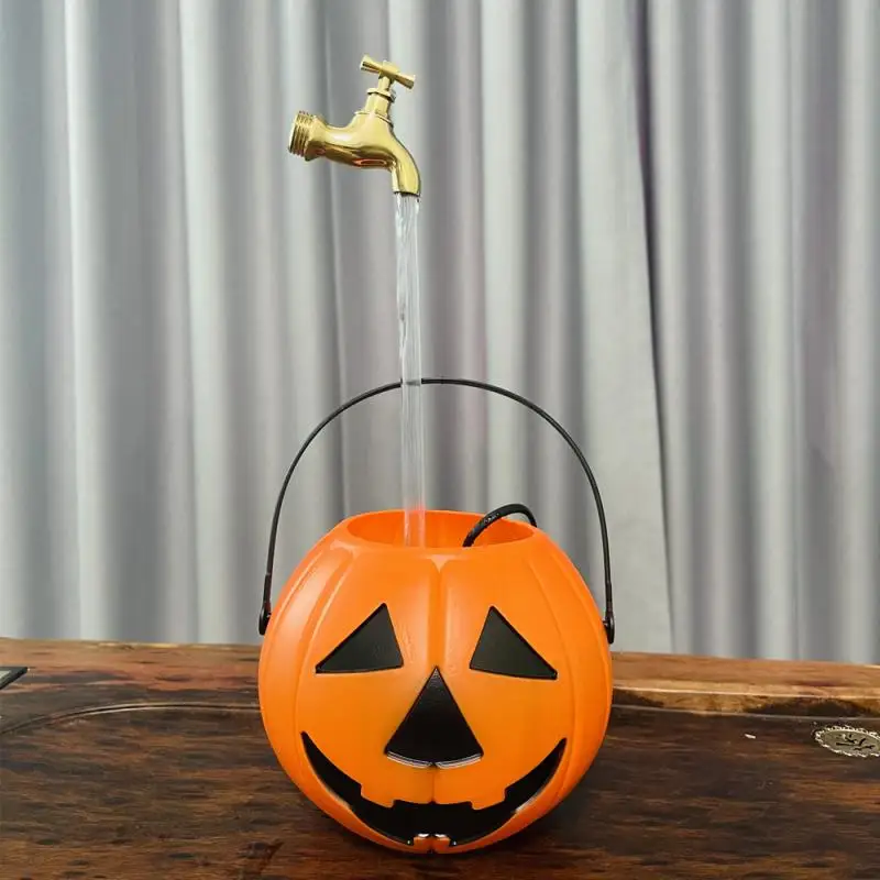 

Halloween Miniatures Invisible Flowing Spout Watering Can Fountain Floating Tap Fountain Decoration For Home Garden Courtyard