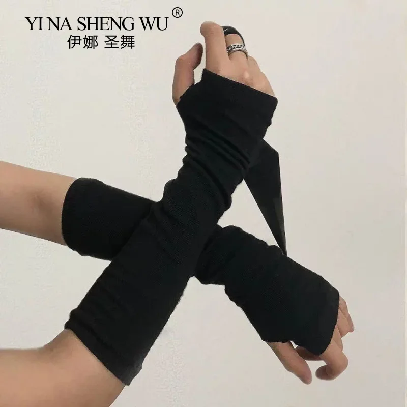 Аниме перчатки косплей Darkly Nin ja варежки нарукавник мужские и женские модные