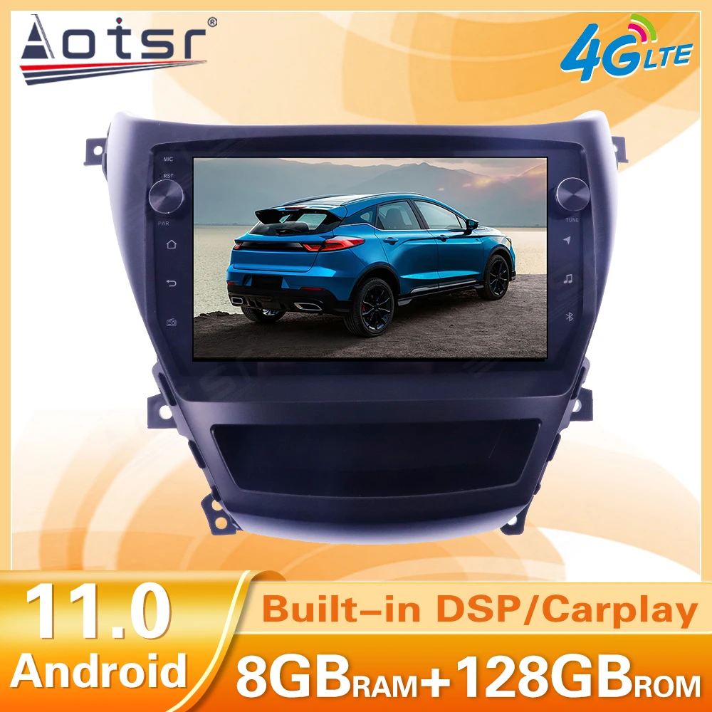 Экран Android11 для Hyudnai Elantra 5 JK GD MD UD 2010-2013 Автомобильный радиоприемник с Bluetooth Carplay