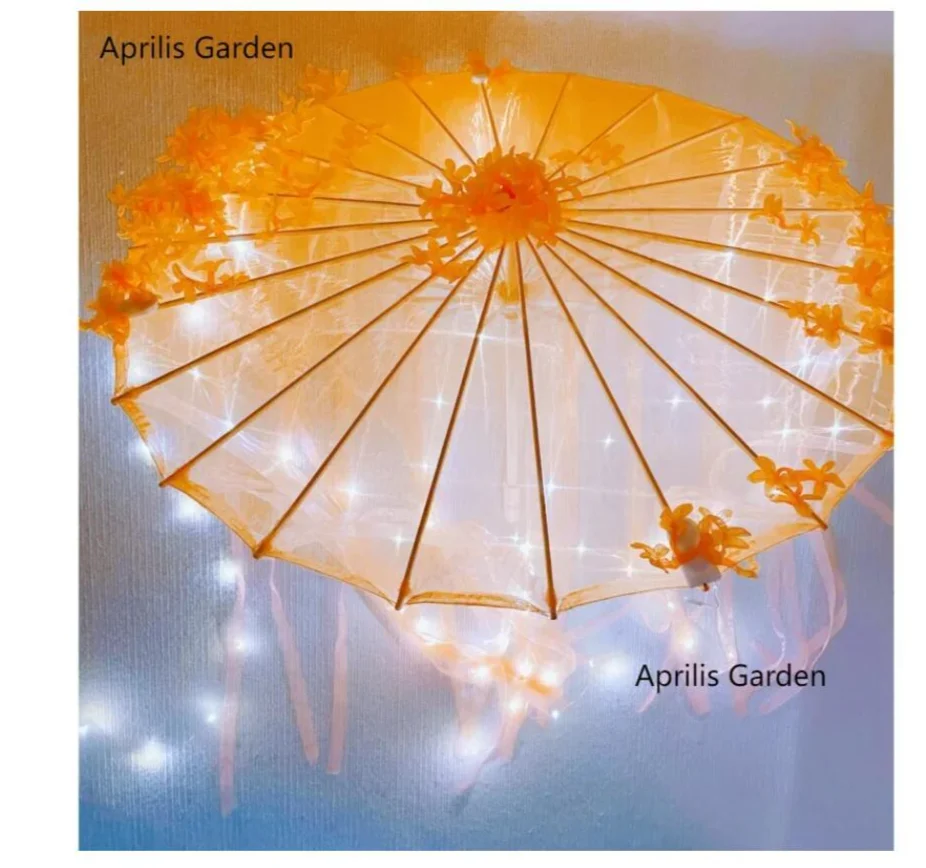 

Самодельный шелковый зонт