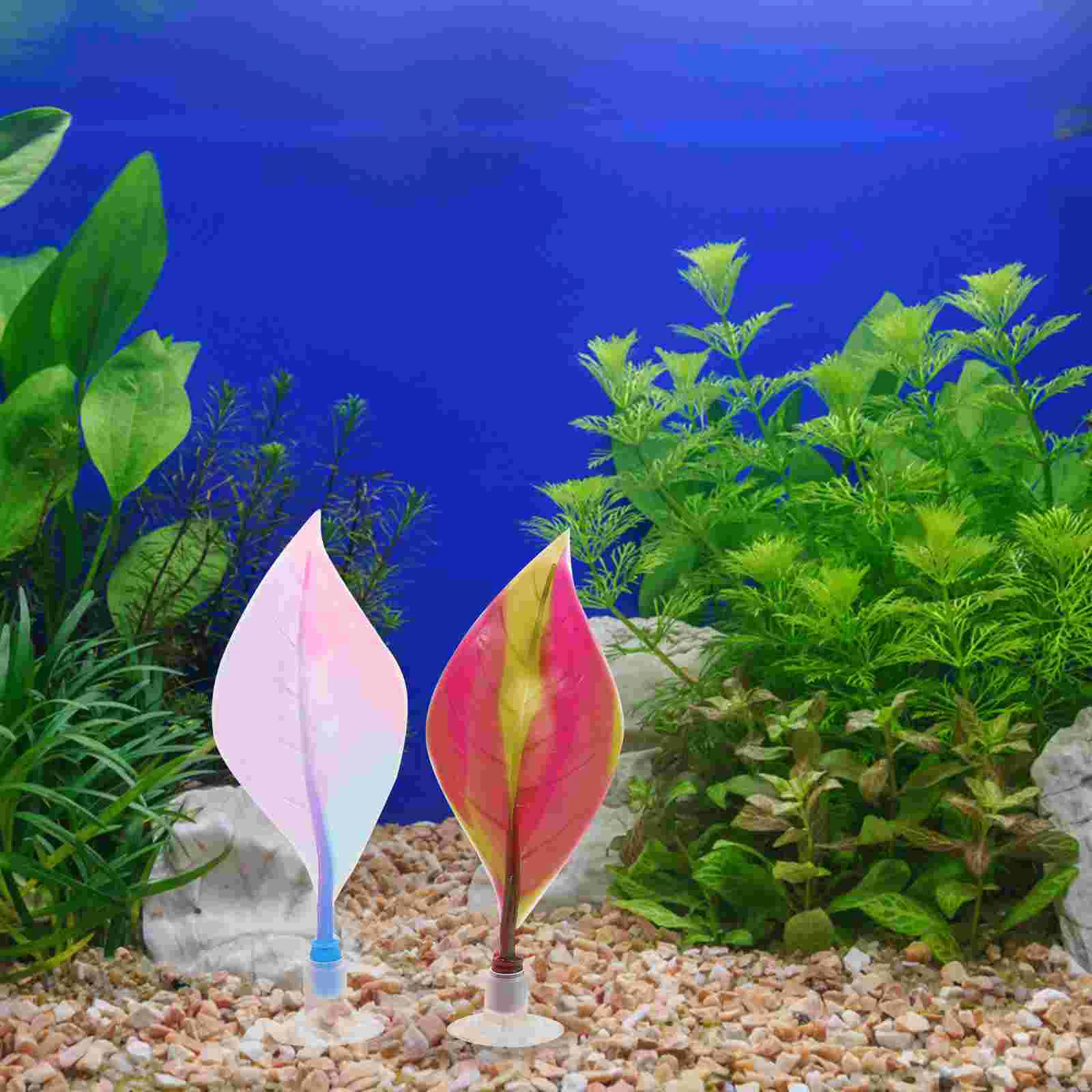 

4pcs Betta Fish Hide Leaf Aquarium Betta Fish Resting Hammock Leaves Betta Fish Adorn