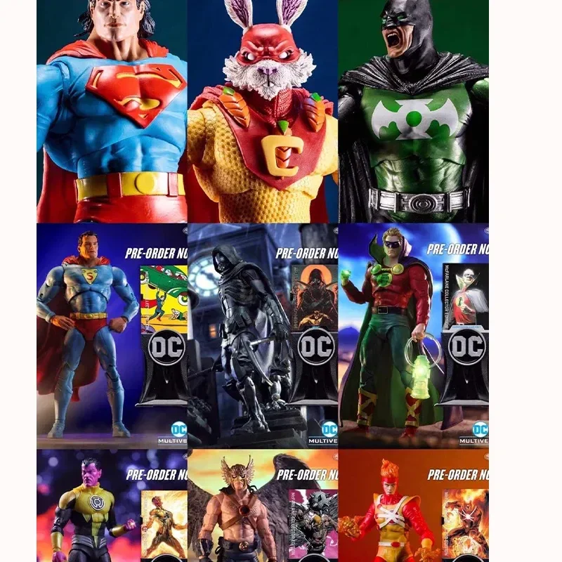 

Mcfarlane Collector Series Captain Carrot Green Light Batman Superman Firestorm Hawkman Abyss Sinestro Action Figure Toys Gifts