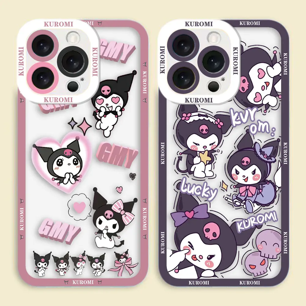 Симпатичный чехол Kuromi Hang YODON для VIVO S1 Z1X V20 V20SE V21 V21E V23E V25 V27 V27E V29E V30E силиконовый Funda