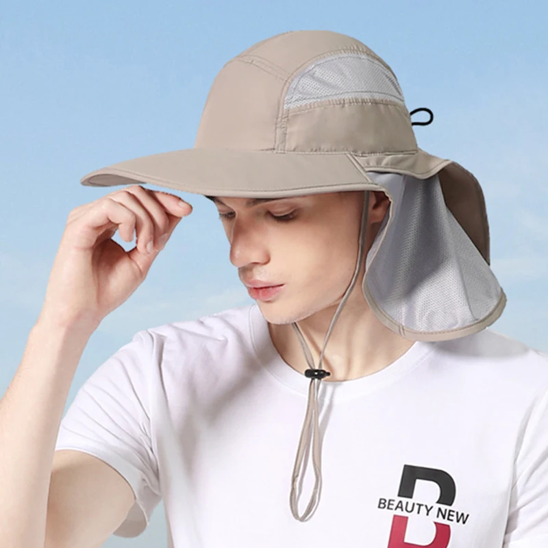 

2022 New Summer Beach Shawl Hat Korean Seaside Big Hat Brim Sunblock Sunshade Holiday Fashion UV Protection Big Cool Hat
