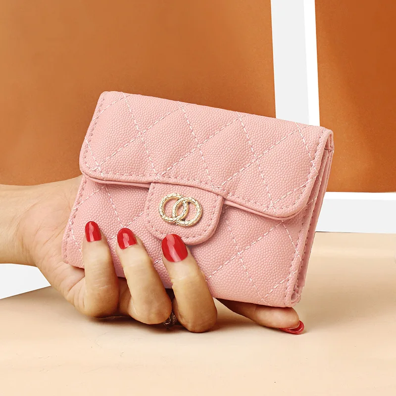 Colorful Big Capacity Leather Women Wallet Fashionable Card Holder Multifunctional Lady Bag Lovely Coin Purse For Ladies