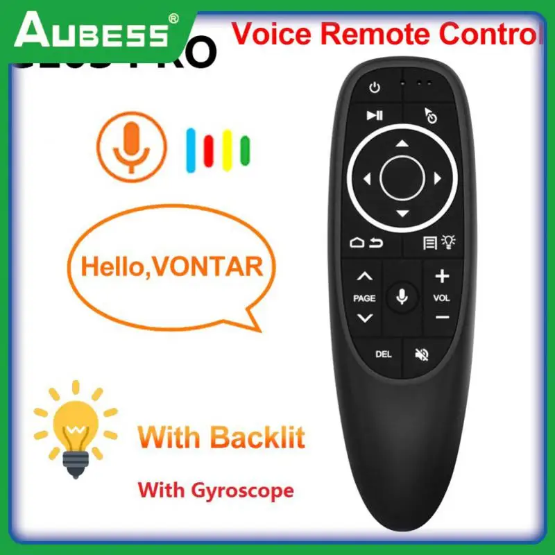 

G10s Smooth Voice Remote Control Convenient Mouse Gyroscope Mini Wireless Air Mouse Gyroscope Hk1 H96 X96
