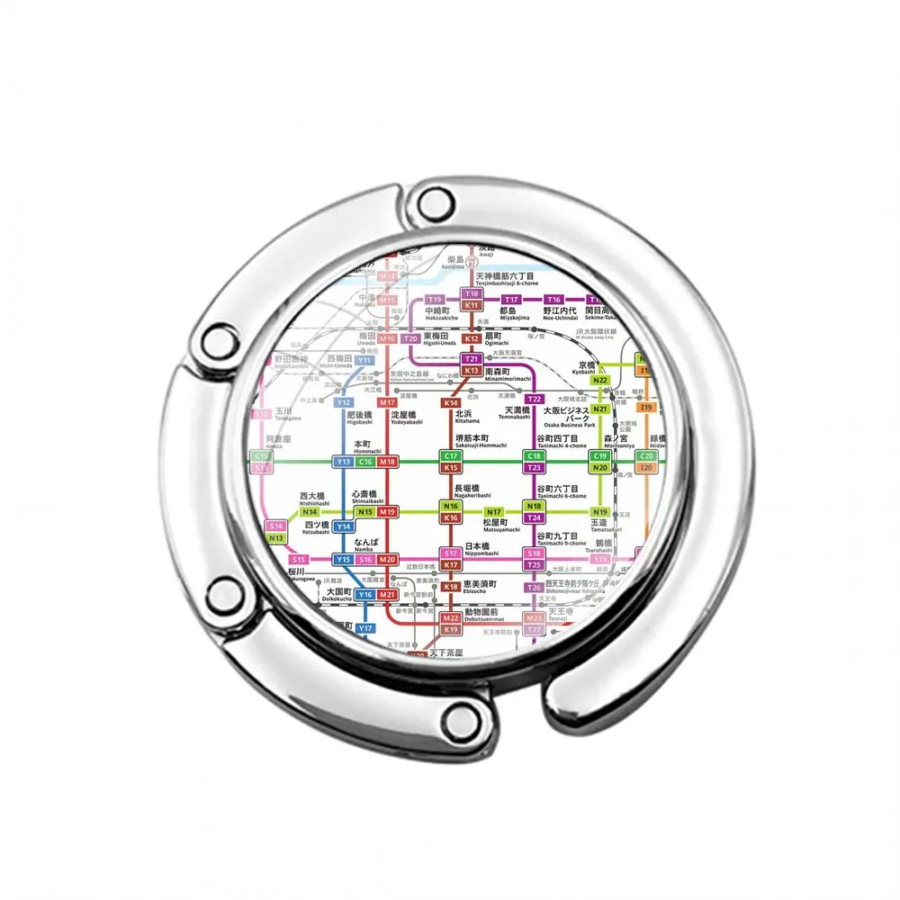 Складной крючок для кошелька Женский столик хранения сумок складной