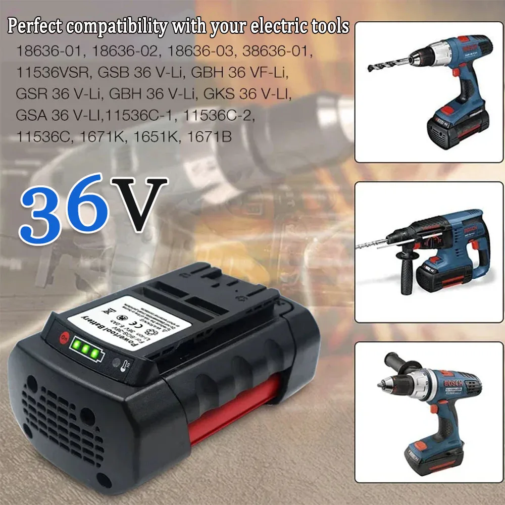 Для Bosch 36 В 8000 мАч сменный литий-ионный аккумулятор D-70771 2607336003 2607336108 BAT836 BAT840 BAT810