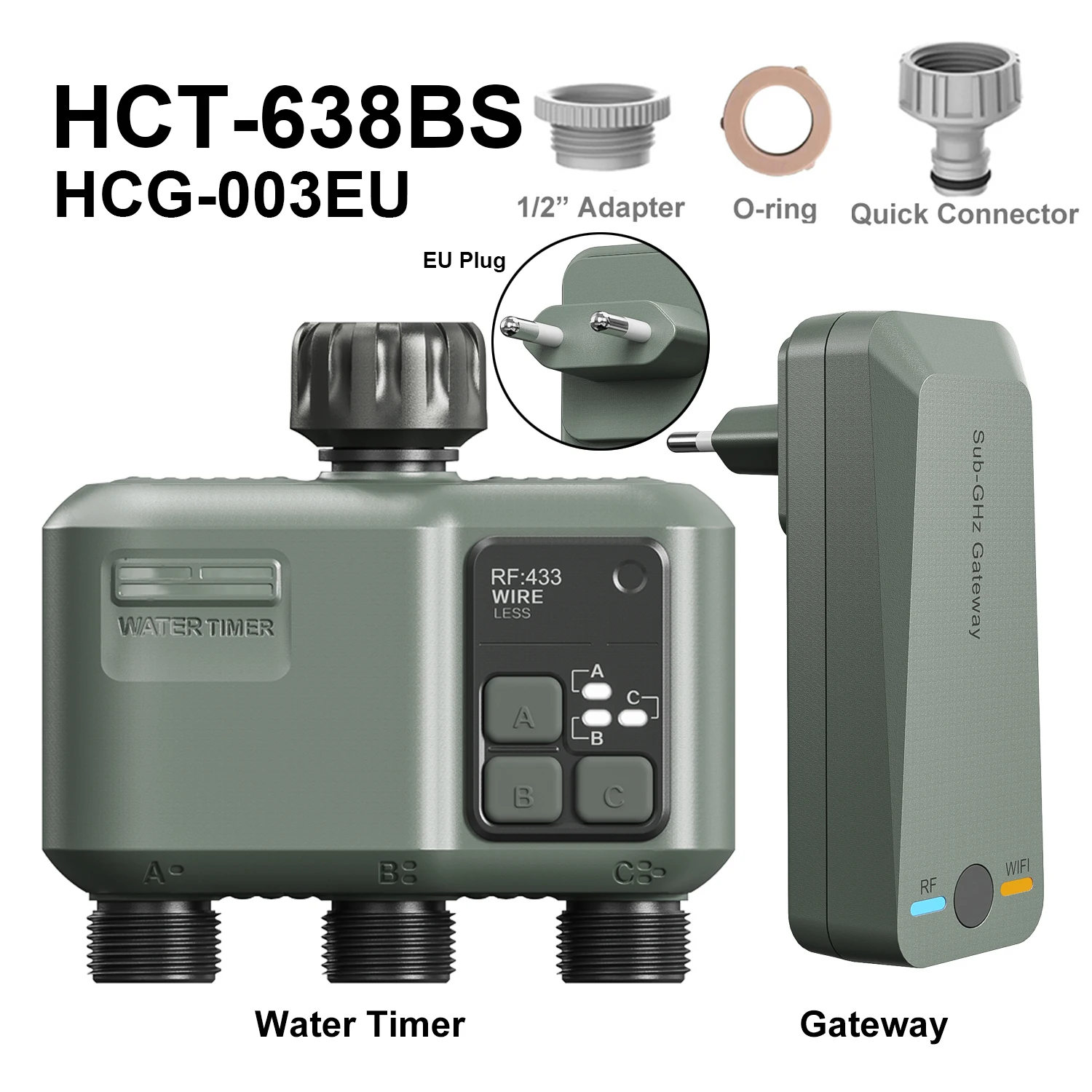 

Eshico Smart Sprinkler Timer 3-Zone