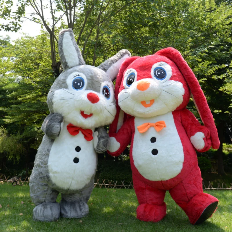 

Inflatable Rabbit Mascot Costume Easter Bunny For Adult Anime Cosplay Customize Kits Mascotte Carnival Costumes Animal 2M Tall