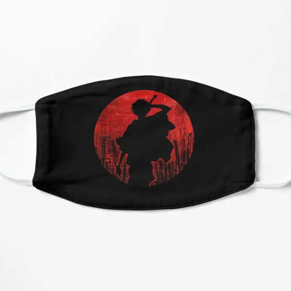 

Mugen Samurai Anime Champloo Circle Red Printing Face Mask Anti Dust Mouth Cartoon Cosplay Health Beauty Washable Breath