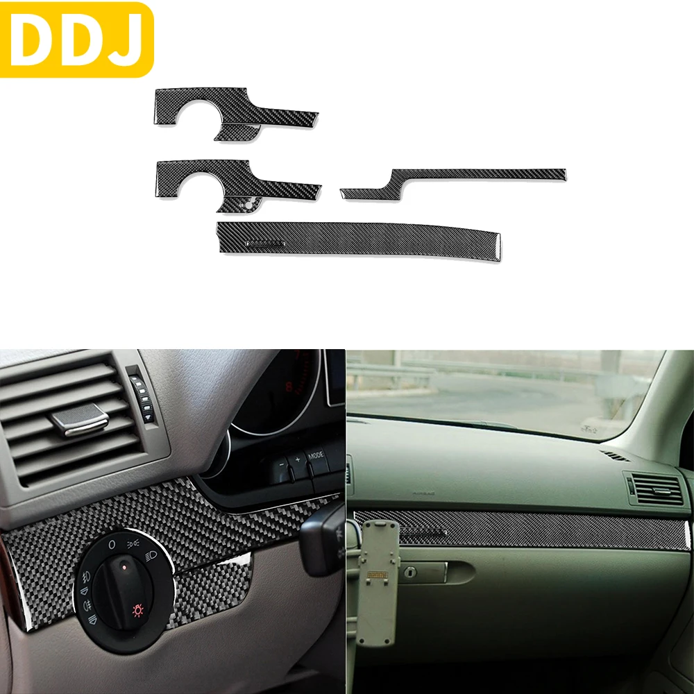 

Carbon Fiber Interior AutoInstrument Panel Trim Set Trim Sticker For Audi A4 S4 B7 2005-2008 Modification Decoration Accessories