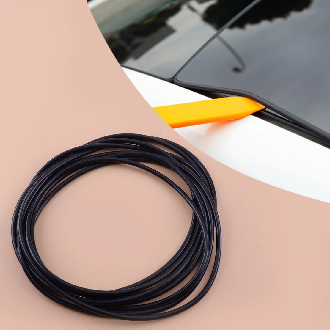 

Car Windshield Roof Wind Guard Noise Lowering Seal Strip Dust-proof Fit for Tesla Model Y 2021