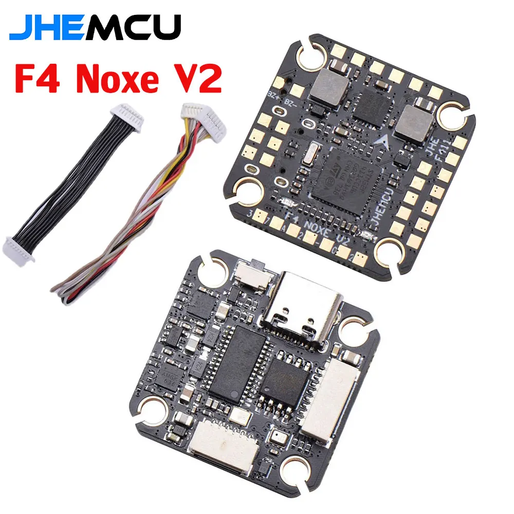 Контроллер полета Betaflight F4 NOXE V2 W/ OSD 5/10V BEC LC Filter Baro Blackbox AIO board 20x20 мм для гоночного