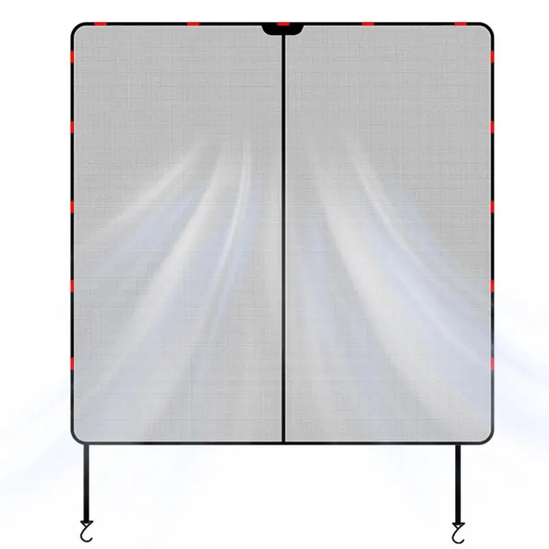 

Car Camping Net Magnetic Rear Windshield Sunshade Screen High-density Ice Silk Tailgate Shade Awning Tent UV Sun Protection