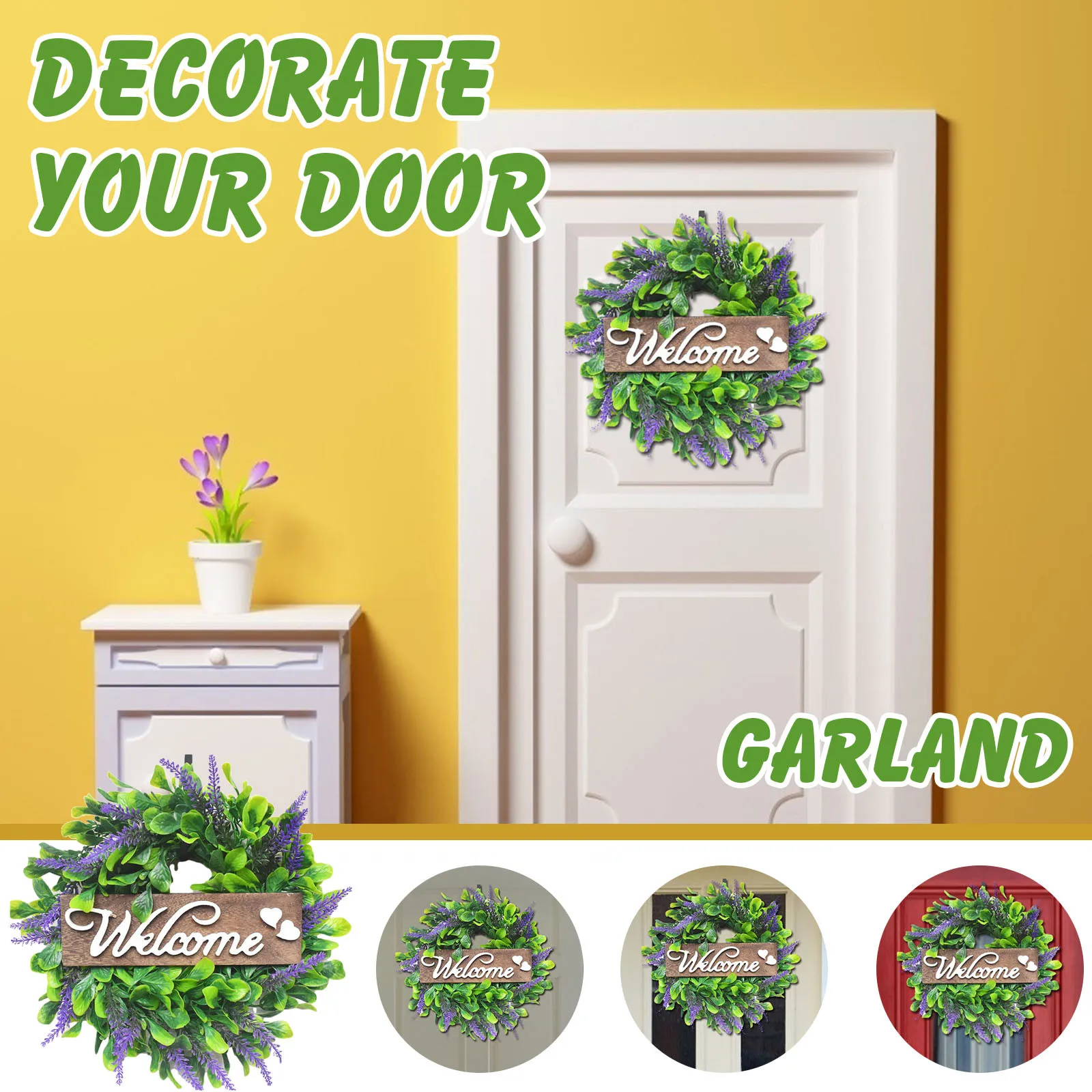 

Гирлянда с деревянной дверью, свадебная гирлянда, имитация вечеринки, украшение для дома