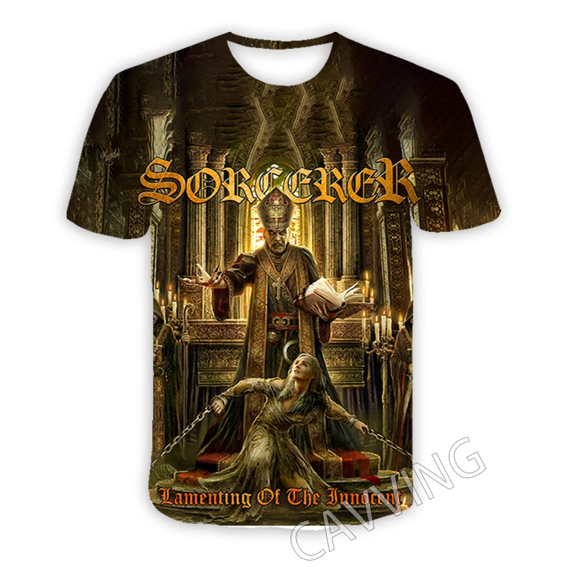 

SORCERER-ROCK 3D Printed Casual T-shirts Hip Hop Tee Shirts Harajuku Styles Tops Fashion Clothing for Women/men