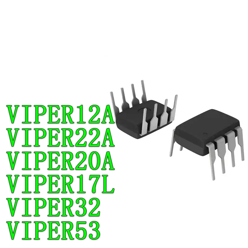 10 шт. VIPER12A DIP8 VIPER17L DIP 12A DIP-8 VIPER22A VIPER22 VIPER32 VIPER20A VIPER20 VIPER53 VIPER53A VIPER22ADIP-E VIPER32A