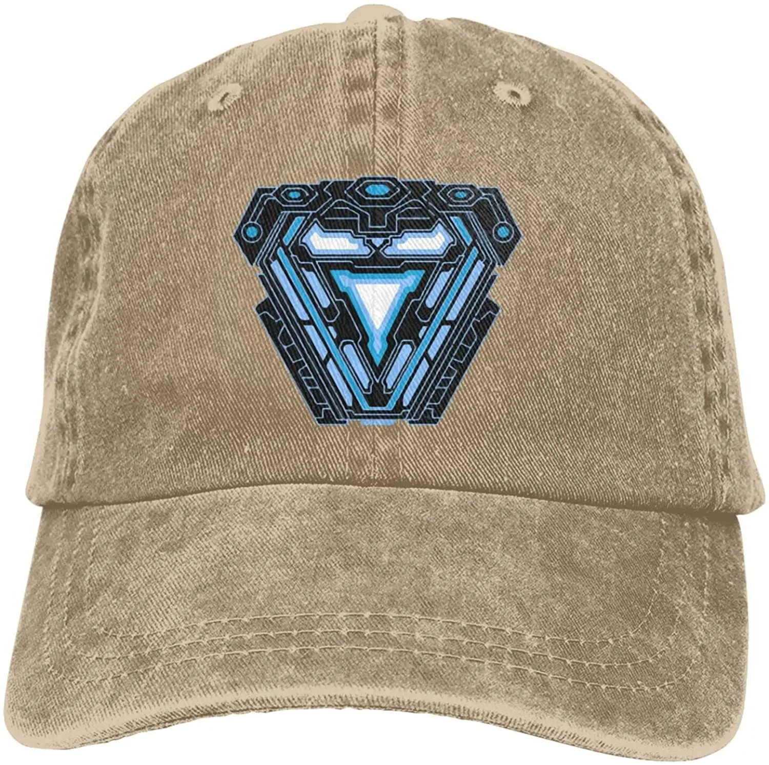 

Arc Reactor Baseball Caps Funny Unisex Soft Casquette Cap Fashion Denim Hat Vintage Adjustable Black
