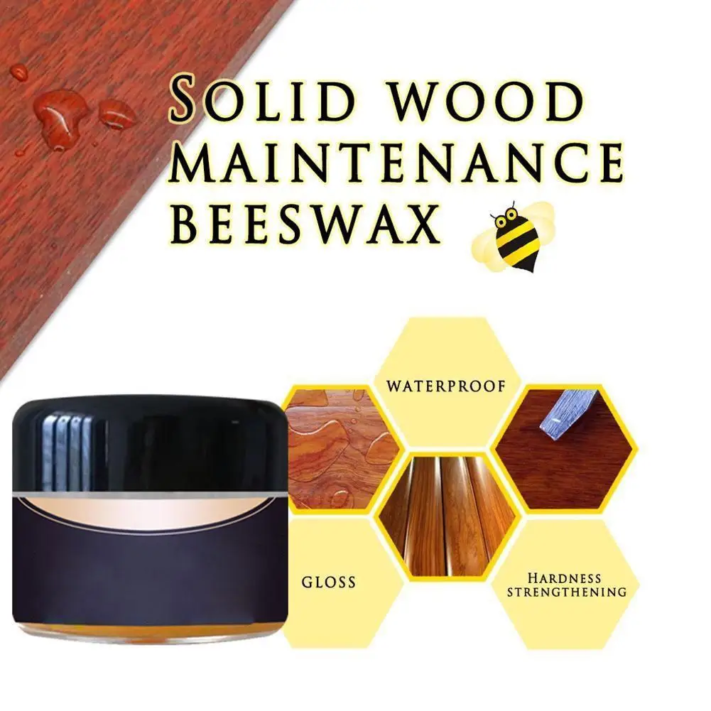 

Деревянная приправа Beewax, Органическая натуральная зеркальная уход, воск для ухода, очистка дерева, полировка
