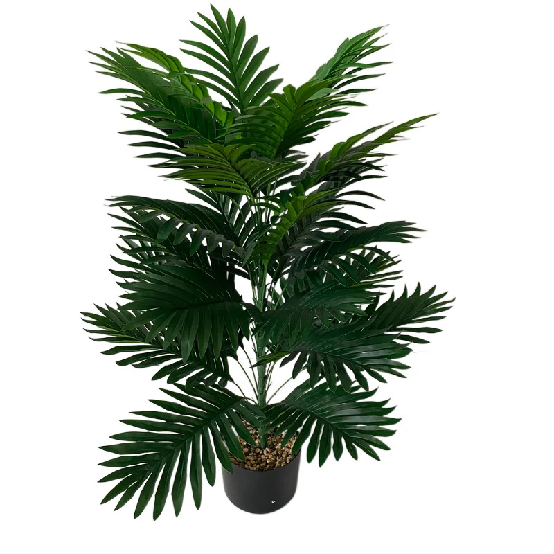 

Artificial Plants Palm Tree Scattered Tail Fake Plants Potted Tropical Tree Leaves Weddings Party Home Garden Office Decoration