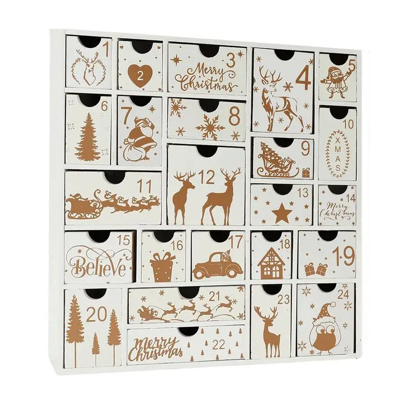 

Christmas 2022 Advent Calendar 2022 Wooden Countdown To Christmas Decoration 24 Days Count Down Wooden Seasonal Decor For Home