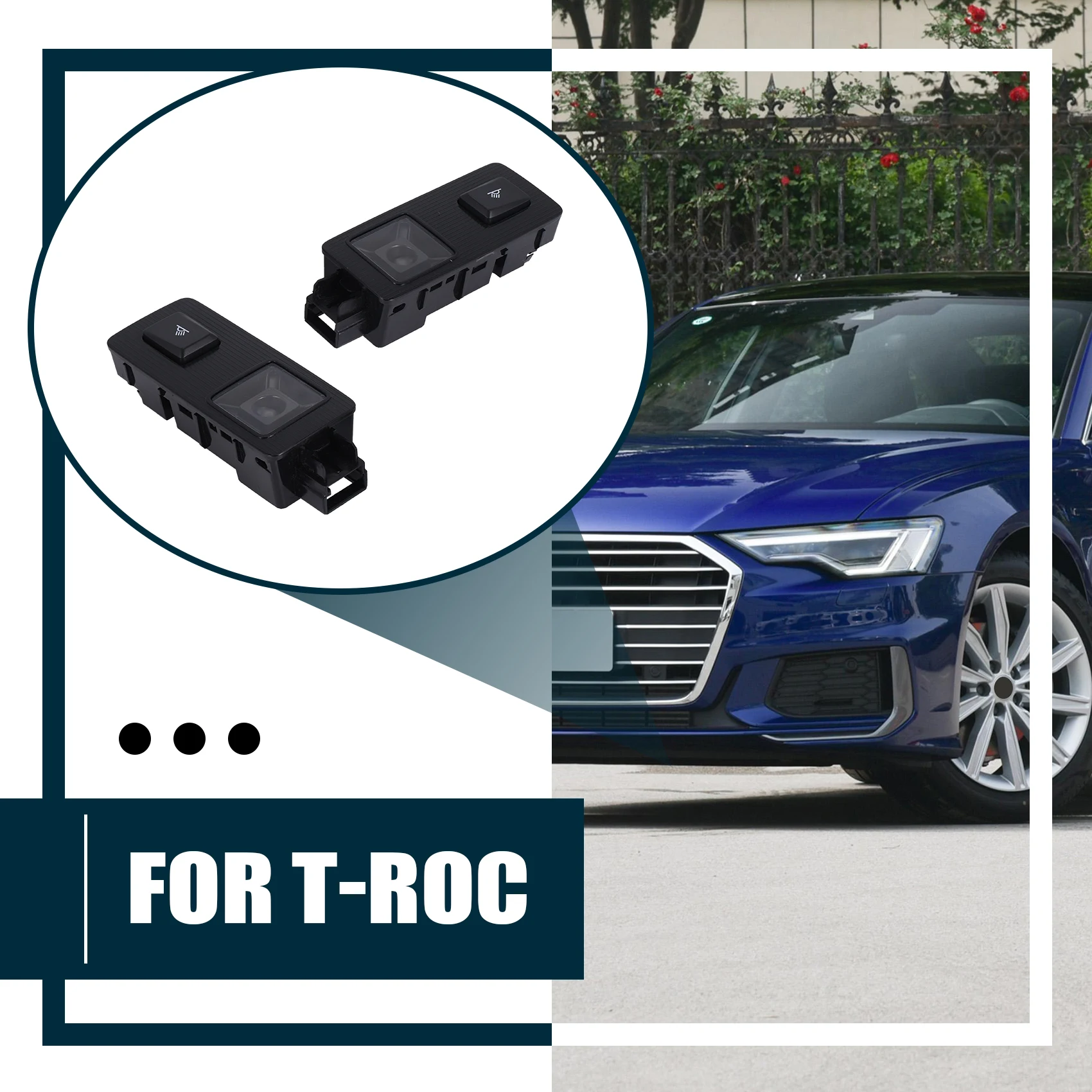 Фото Светодиодная лампа для чтения M93K-Rear LED, подсветка салона для VW T-ROC 2GD947292 2GD947291 №2